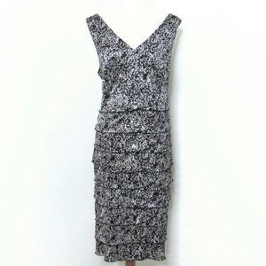 Lane Bryant Sequin Print Tiered Dress